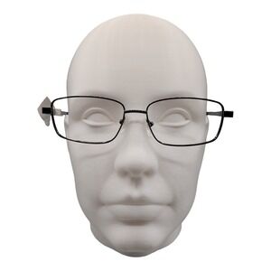 Bradford Classics BC900 Gunmetal Rectangular Eyeglasses Frames 55-16-145 NEW